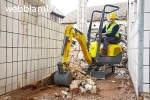мини багер под наем услуги с мини багер